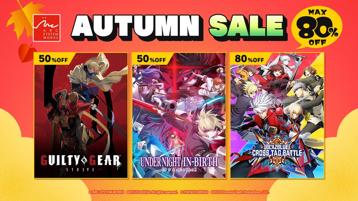 セール情報】 「AUTUMN SALE」実施中💪 『GUILTY GEAR -STRIVE
