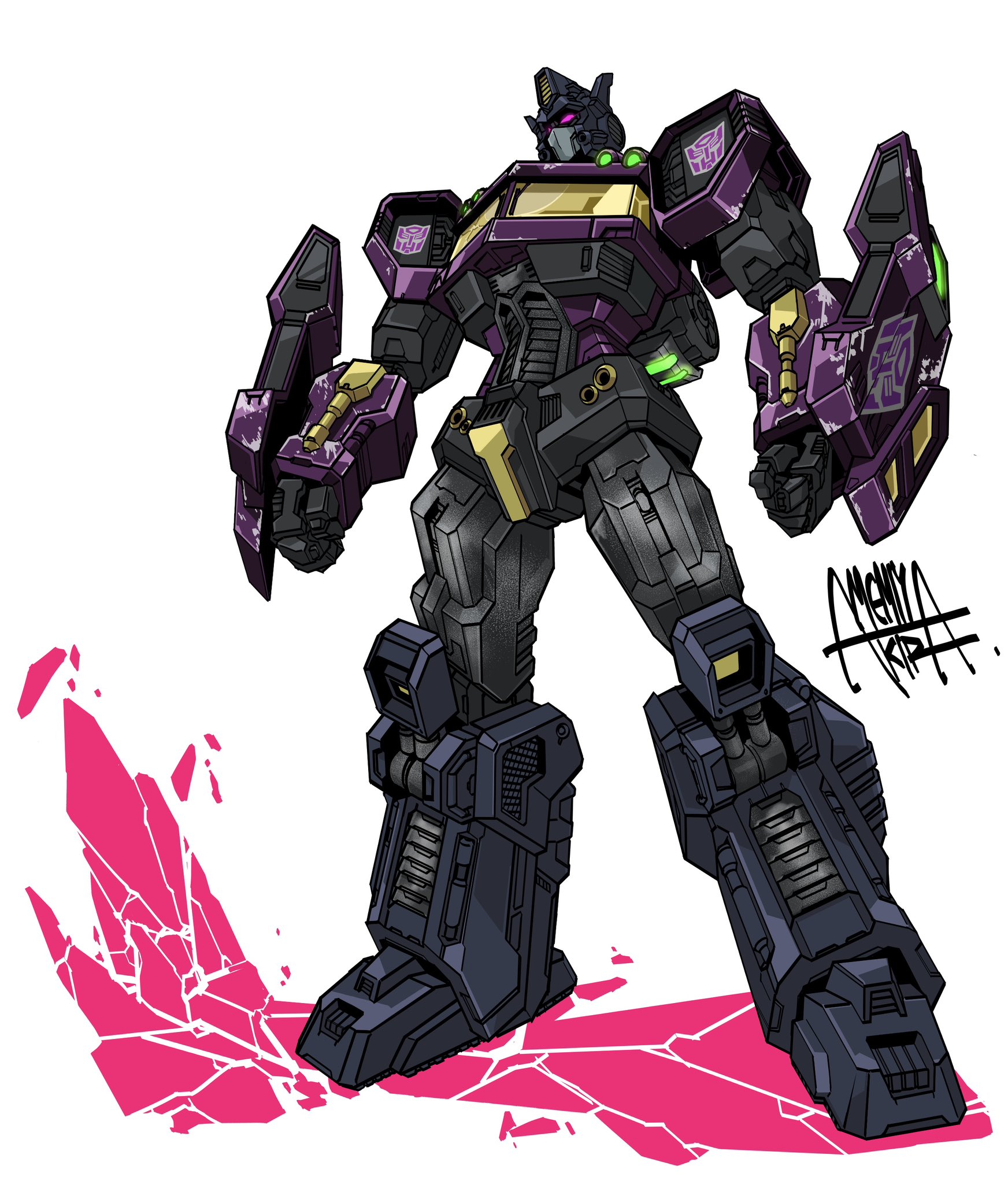 JLB Cheetah 11101 手工改装版 灯光モデルフィギュア&暴力大脚怪 JLB