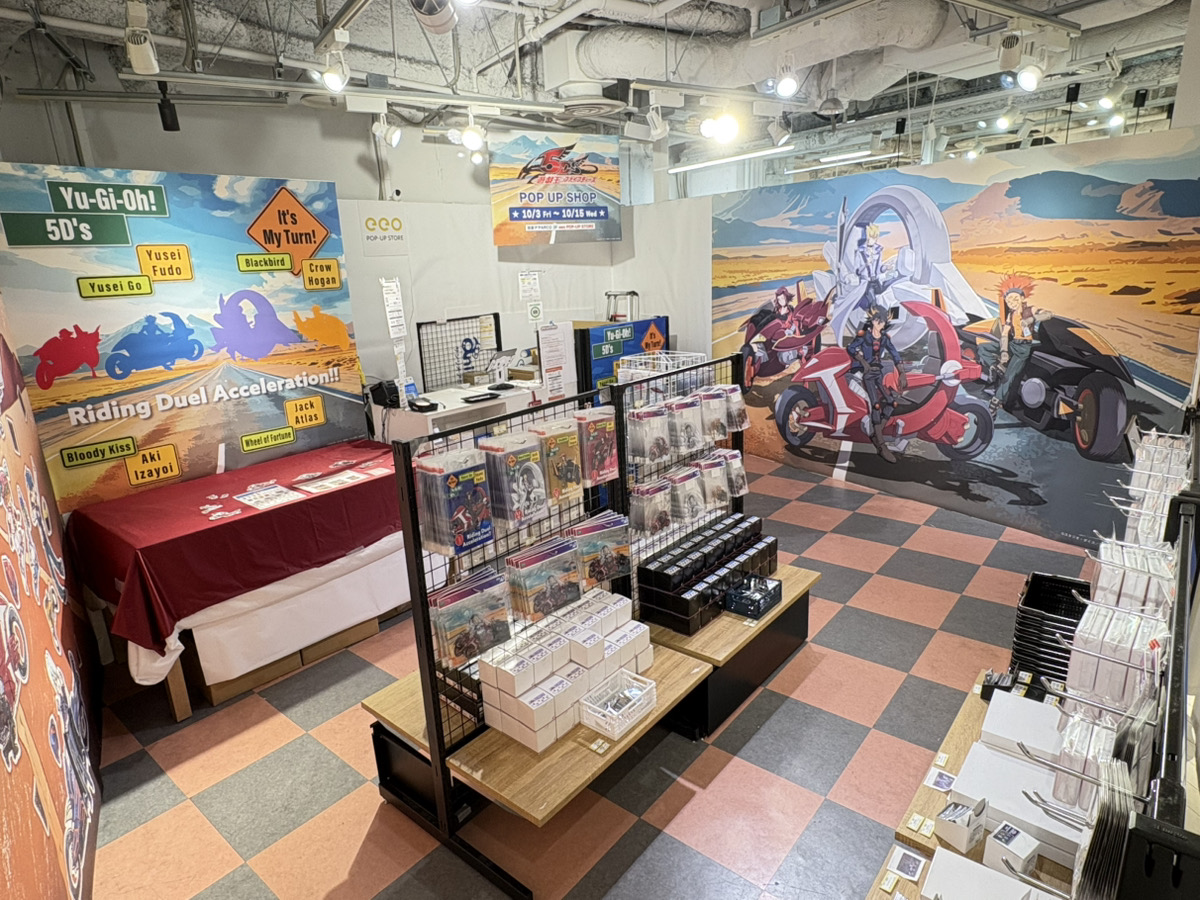 🏍本日より開催！🏍／ 『遊☆戯☆王5D's』POP UP SHOP 📅期間：10/3