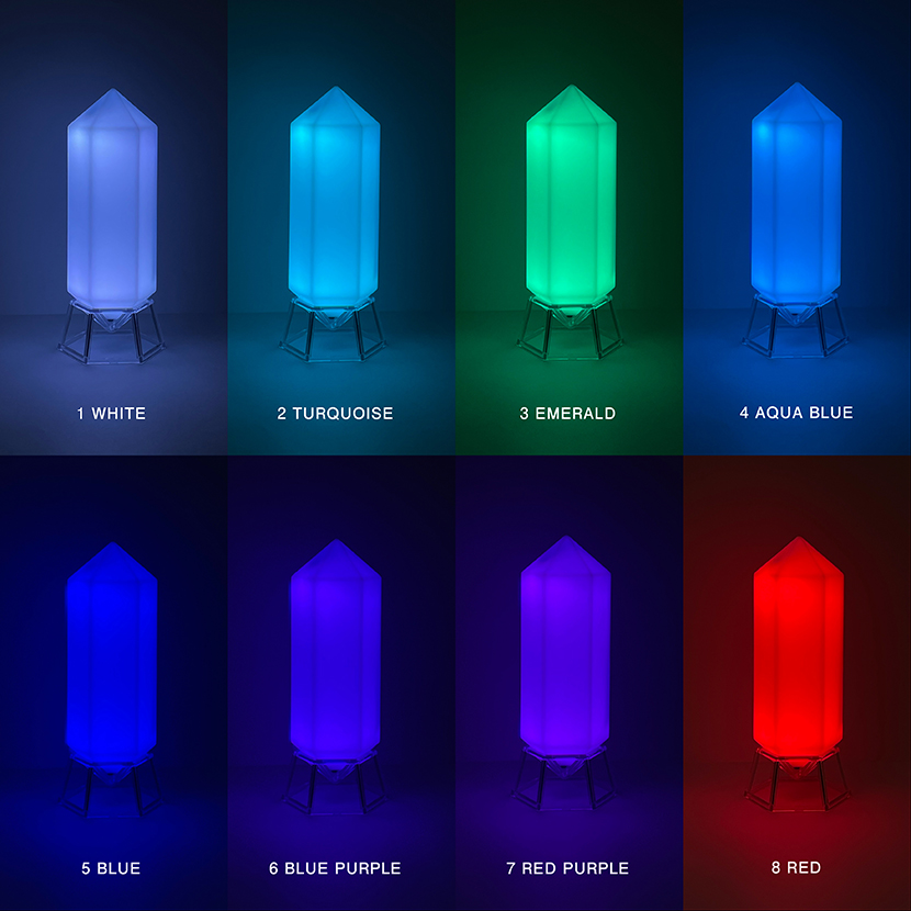 ファイナルファンタジーXIV LEDライト 光のクリスタル 2個セット