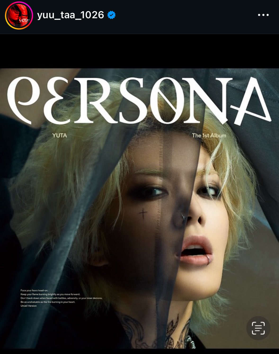 YUTA The 1st Album『PERSONA』4形態 YUTA The 1st Album『PERSONA』4形態