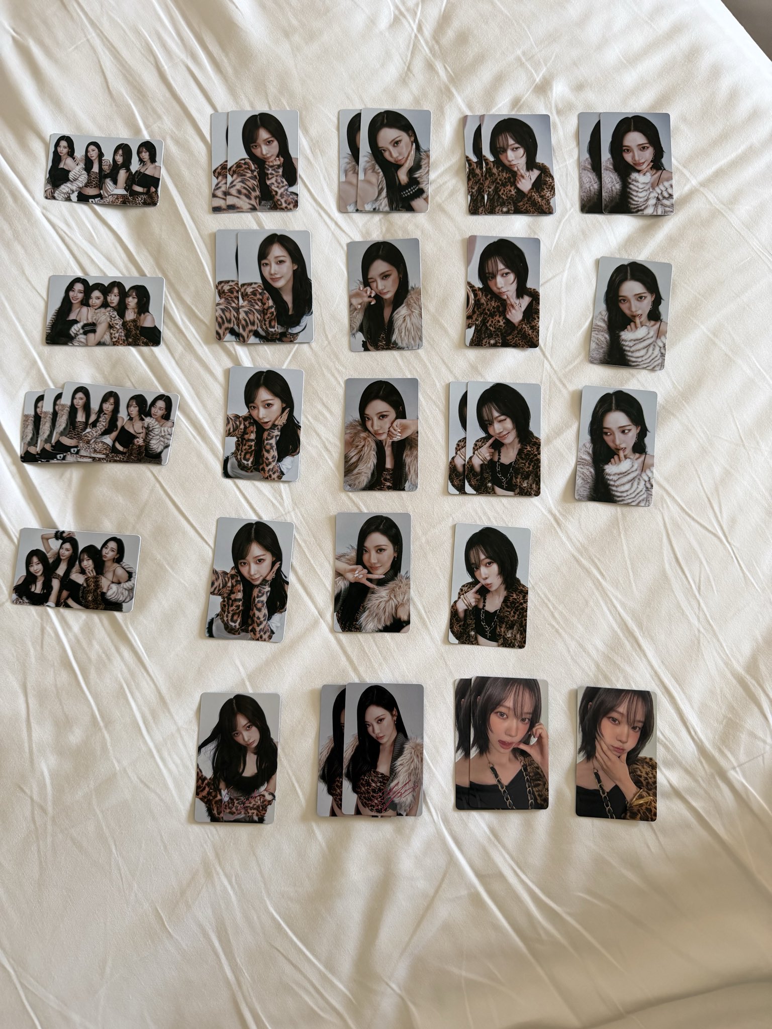 aespa 2025 LIVE TOUR 6000円 トレカ 8種コンプ ×5 aespa 2025 LIVE