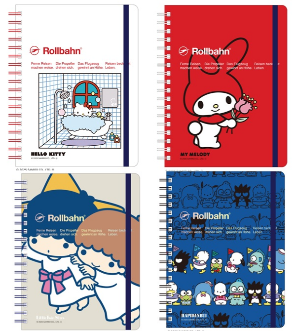 ロルバーン×サンリオ 2025年新作💕 Rollbahn リング ノート「サンリオ