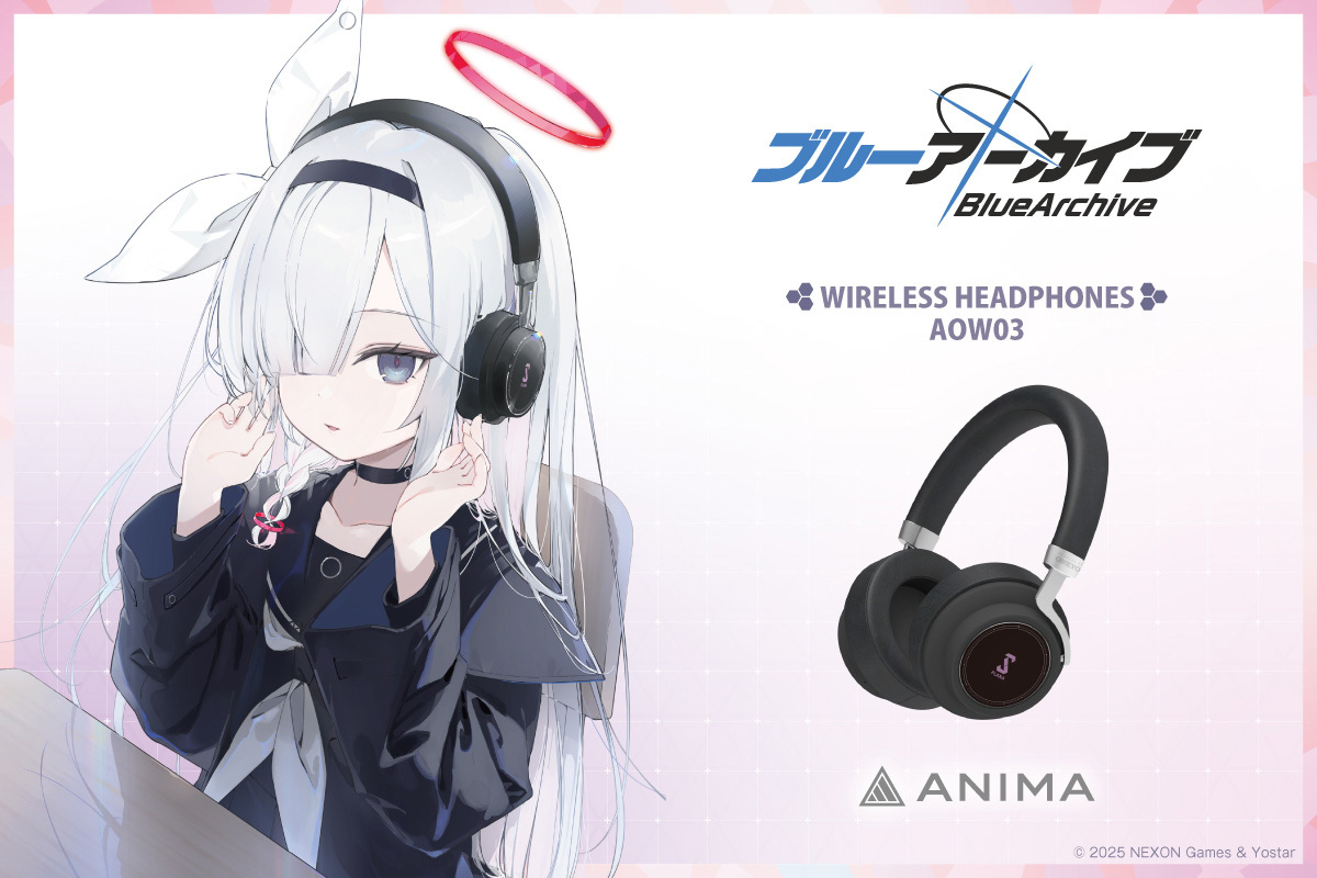 ブルーアーカイブ 』プラナver. ボイス搭載コラボワイヤレスヘッドホン