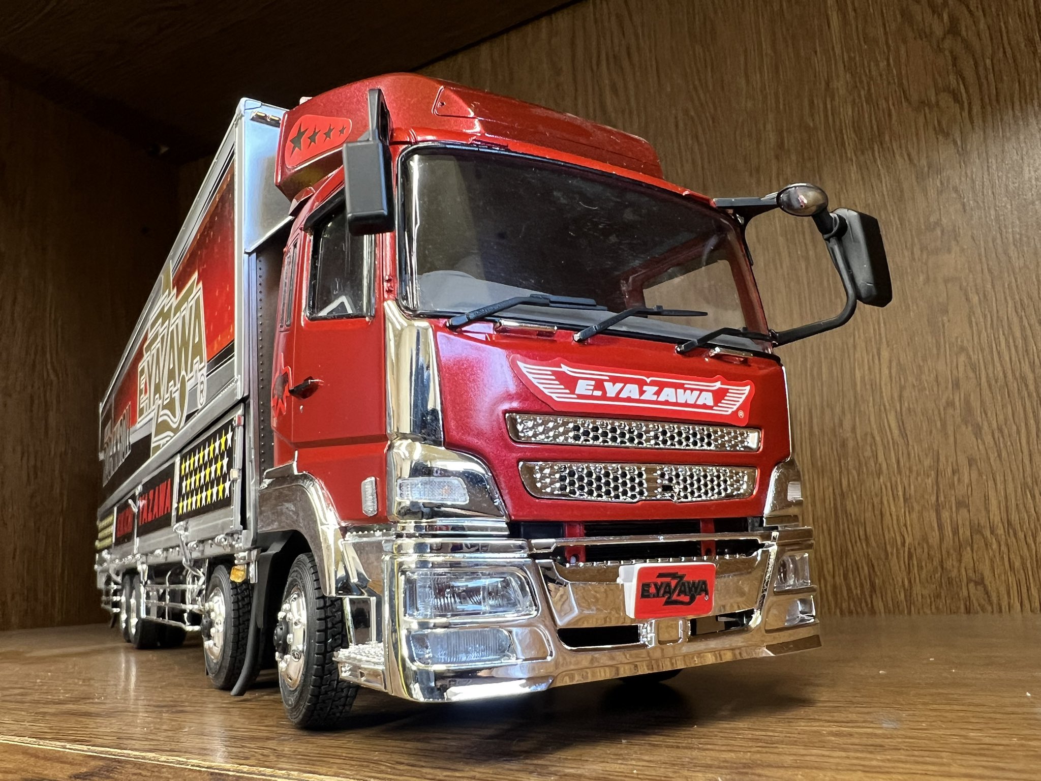 早い者勝ち！！アオシマ1⁄32矢沢永吉ツアートラックプラモデル 未組立