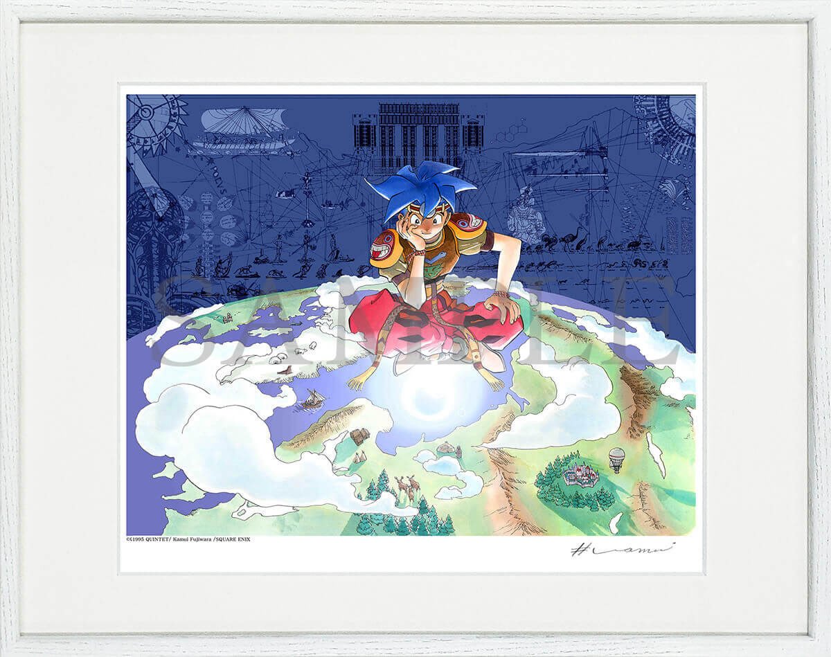 ECでも大人気！ 複製原画『天地創造』(4) 地球を見下ろすアークの象徴