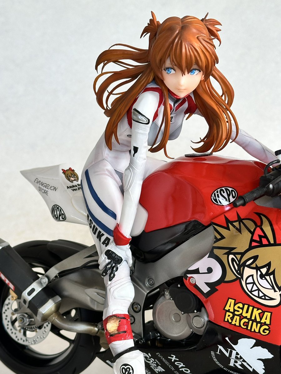 アスカRR最終決戦カラーで塗ってみました。元々レーシングスーツを
