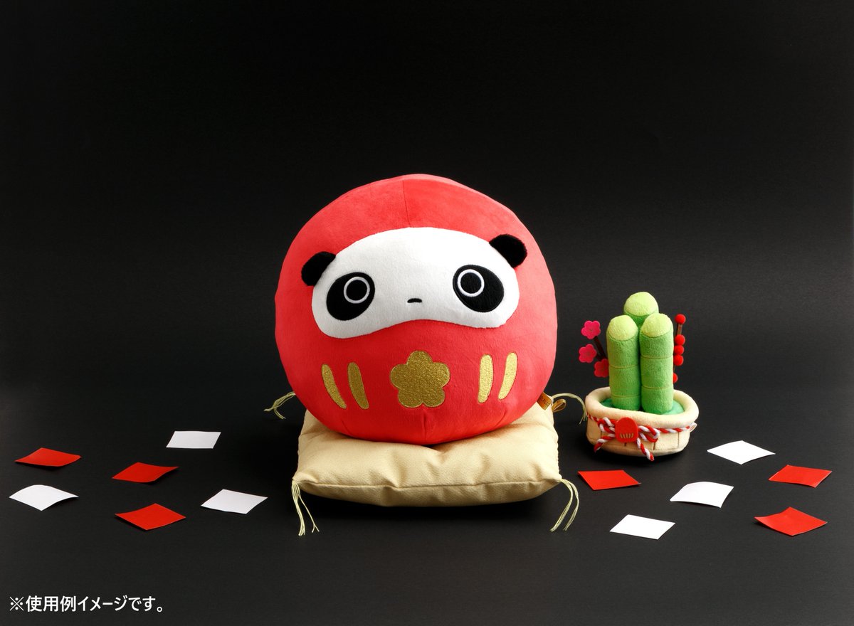 受注受付開始🐼🎍 ＼ たれぱんだのお正月ぬいぐるみが、サンエックス