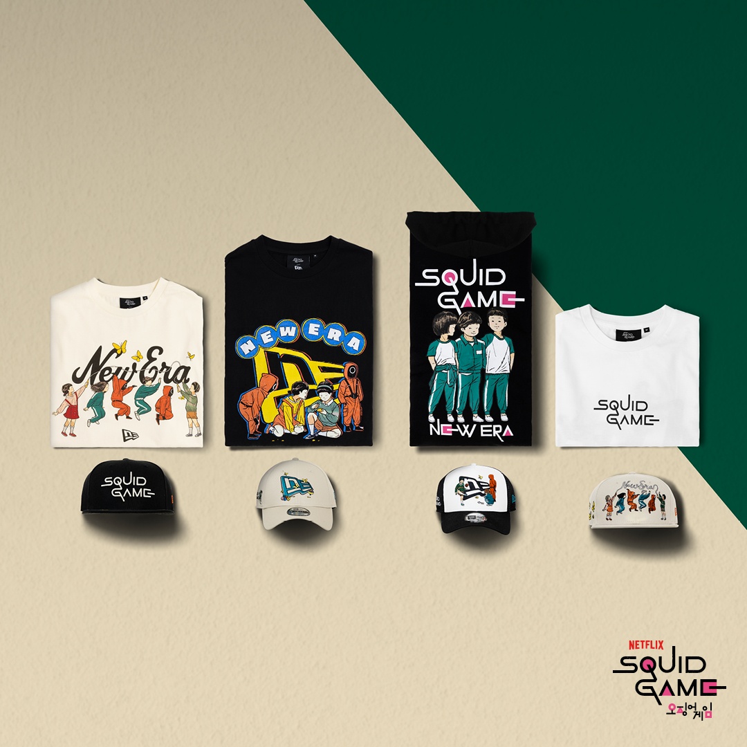 NEW 激レア コラボキャップ イカゲーム ERA × Netflix