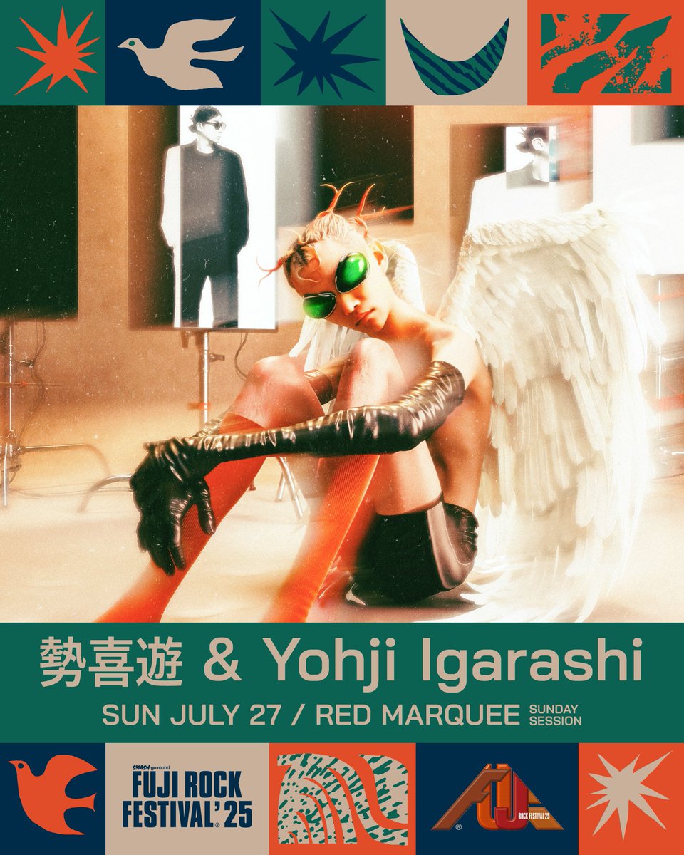 FUJIROCK FESTIVAL'25出演情報📢／ ○新井和輝 ⏰7/26(土)13:00- GREEN
