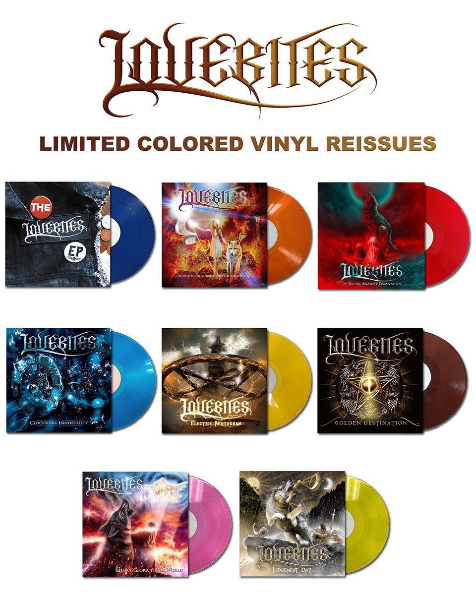 LOVEBITES アナログレコードセット6枚 DISCOGRAPHY | LOVEBITES