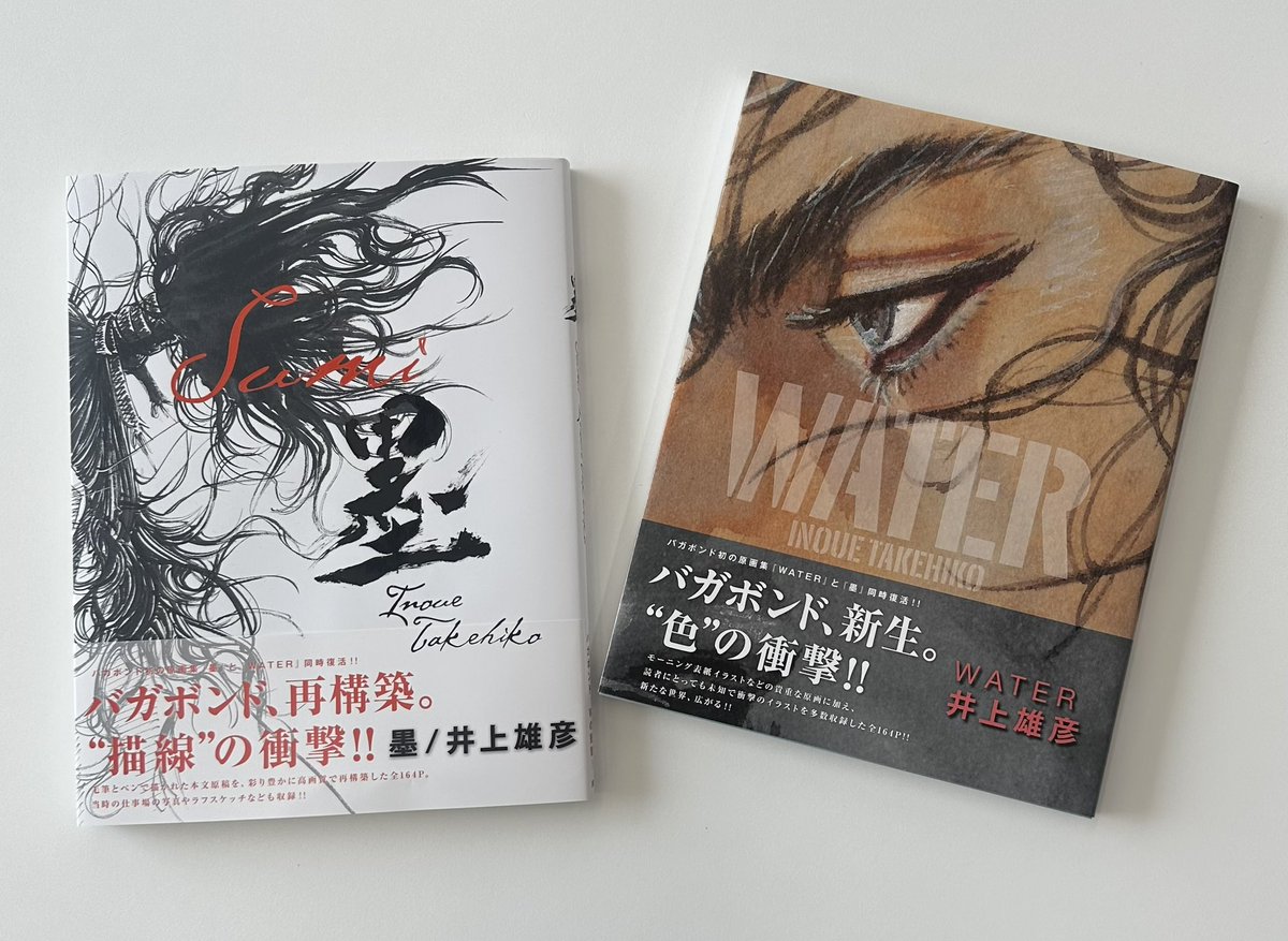 井上井彦 アートブック　帯付き　初版　バガボンド原画集 WATER