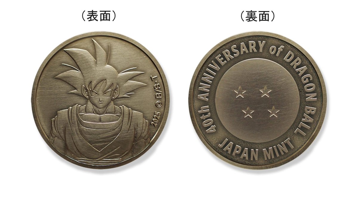 ドラゴンボール　40周年記念 2025プルーフ貨幣セット
