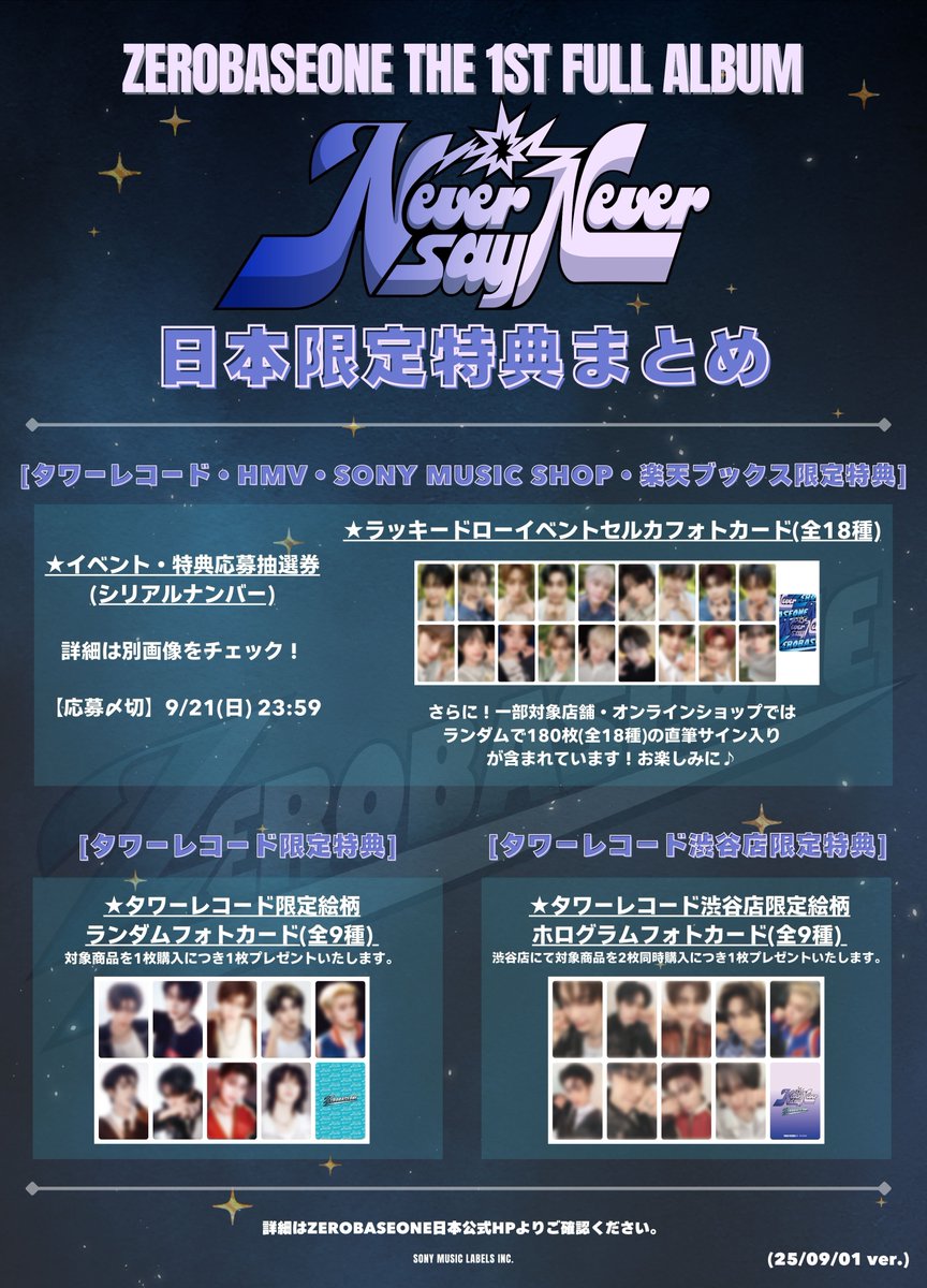 _📌 ZEROBASEONE THE 1ST FULL ALBUM ❝𝙉𝙀𝙑𝙀𝙍 𝙎𝘼𝙔 𝙉𝙀𝙑𝙀𝙍