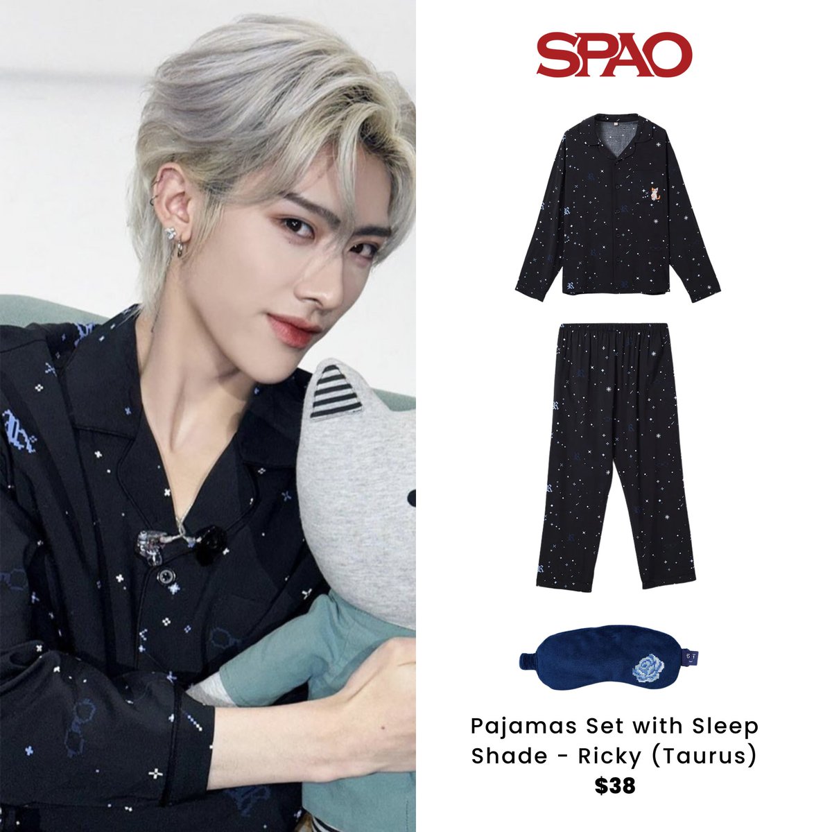 Ricky - SPAO X ZB1 Good Night Collection SPAO: Pajamas Set $38