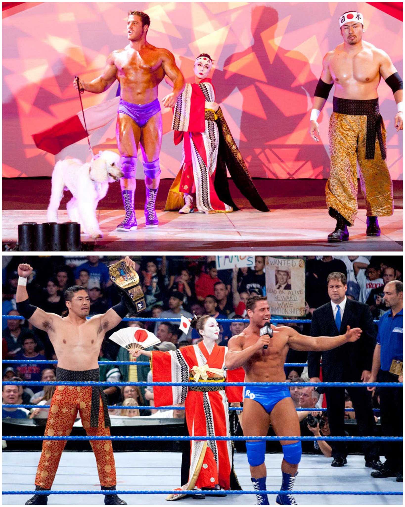 WWE ケンゾー・スズキ vs ルネ・デュプリー フィギュアセット 2005 WWE