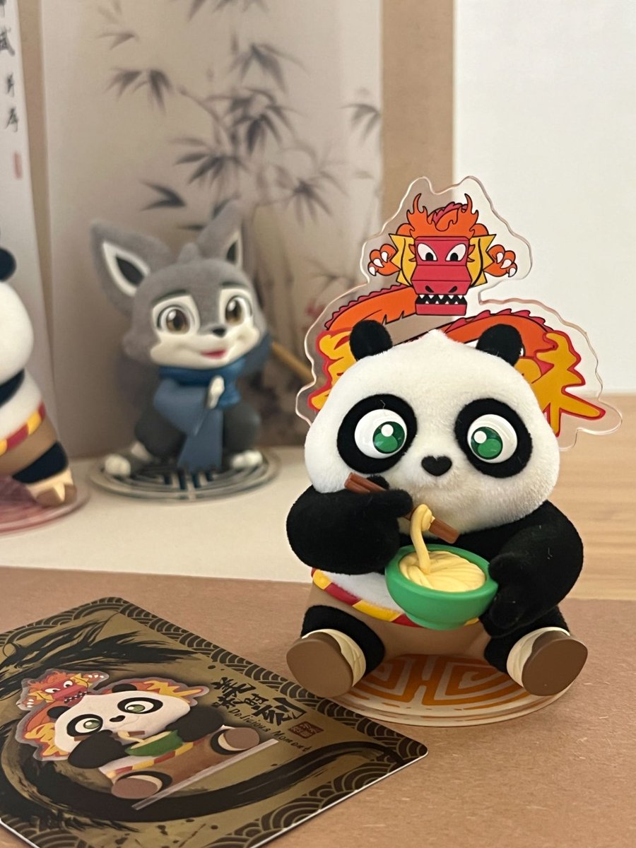 🐼Universal カンフー・パンダ シリーズ ポーたちのフワフワな毛並みが