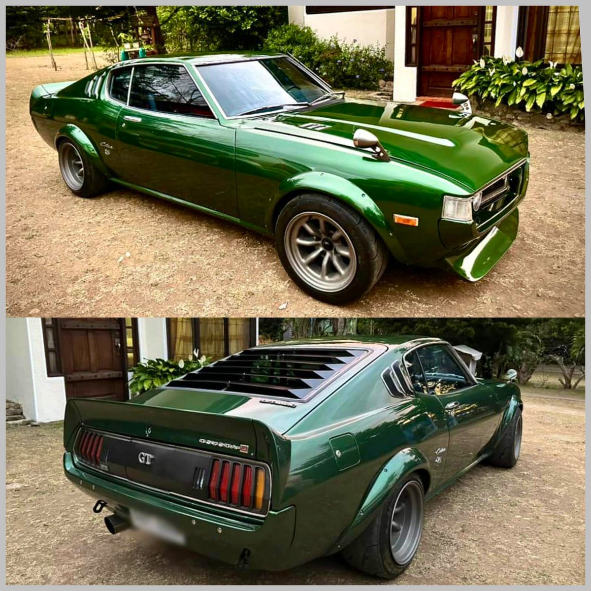 And then of course we've got #CelicaSaturday. 💚 This 1976 Toyota