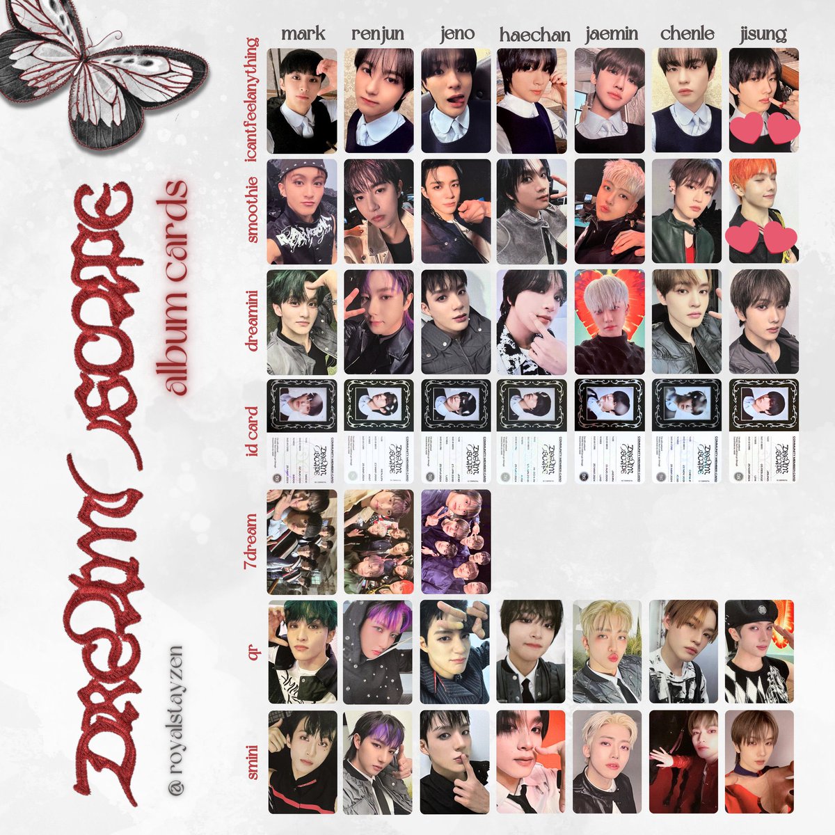 NCT2021 NCT127 DREAM イリチル ドリム mu-mo トレカ NCT2021 NCT127