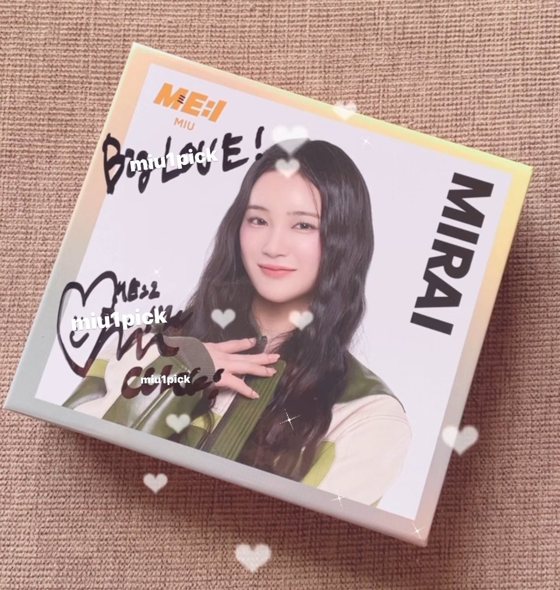 ME:I笠原桃奈直筆サイン入りCD 笠原桃奈 直筆サイン入り ME: