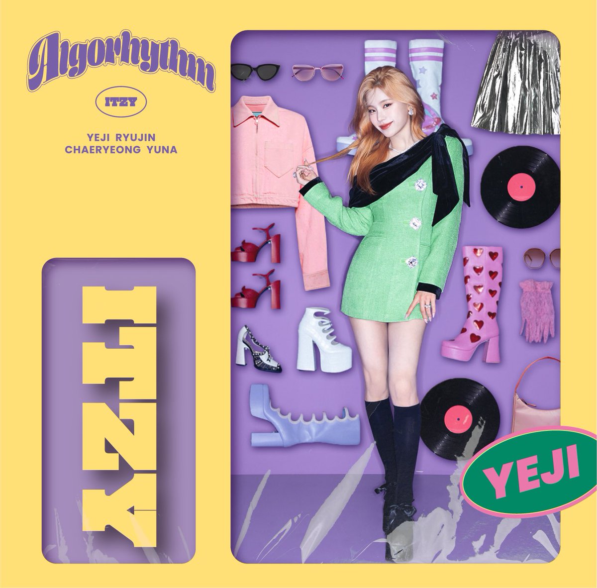 🪸 ITZY ALGORHYTHM 있지 포카 midzy japan limited member solo