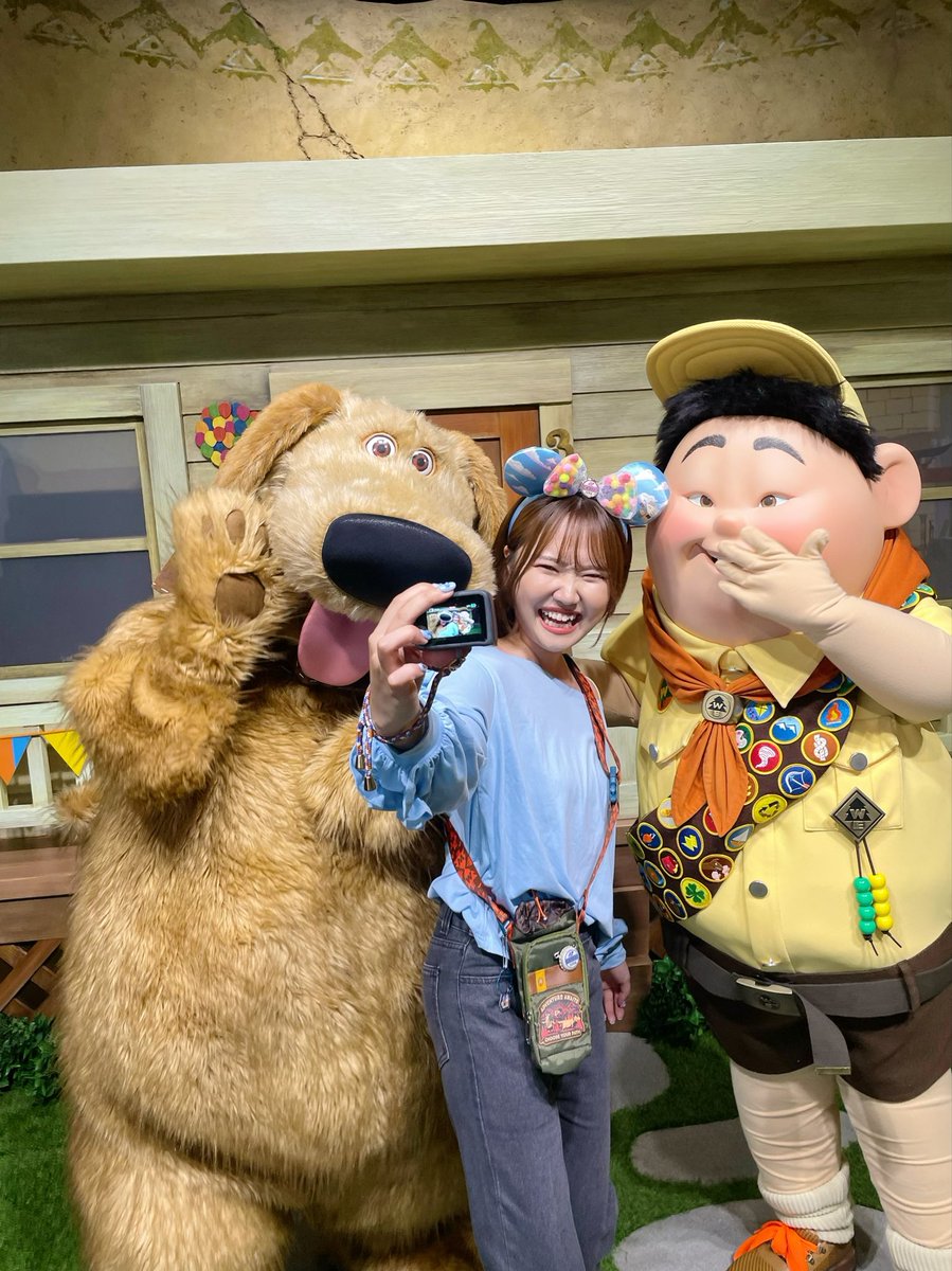 上海ディズニーで絶対に撮りたかったペアグリ「ラッセル&ダグ