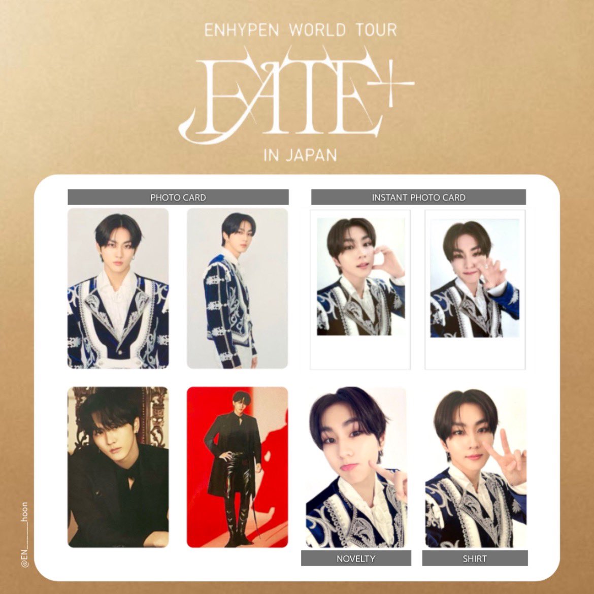 🍥⸝꙳ ENHYPEN WORLD TOUR 'FATE PLUS' IN JAPAN JUNGWON ジョン