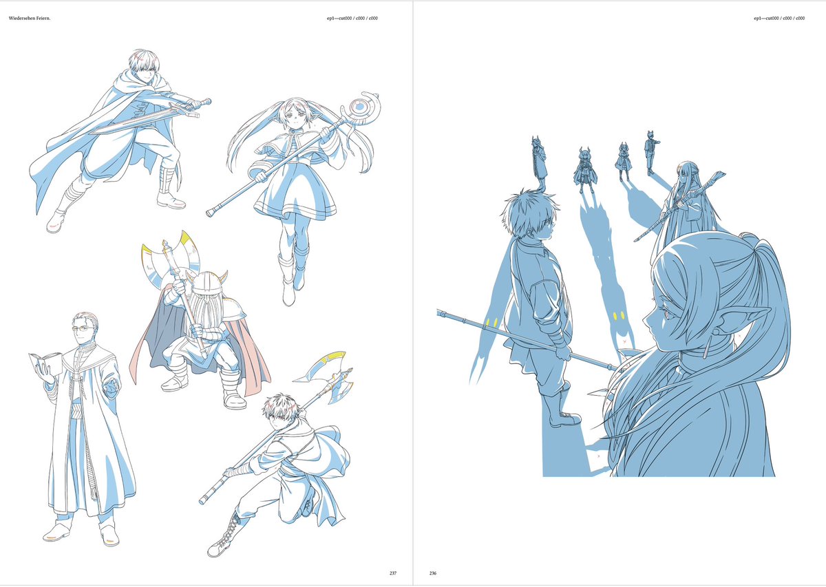 葬送のフリーレン総作画監督&アクションディレクター仕事集 Vol.1、2