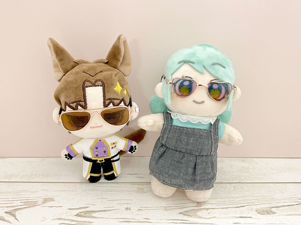 ぬい用メガネいっぱい👓 夏に向けてサングラスを多めにご紹介