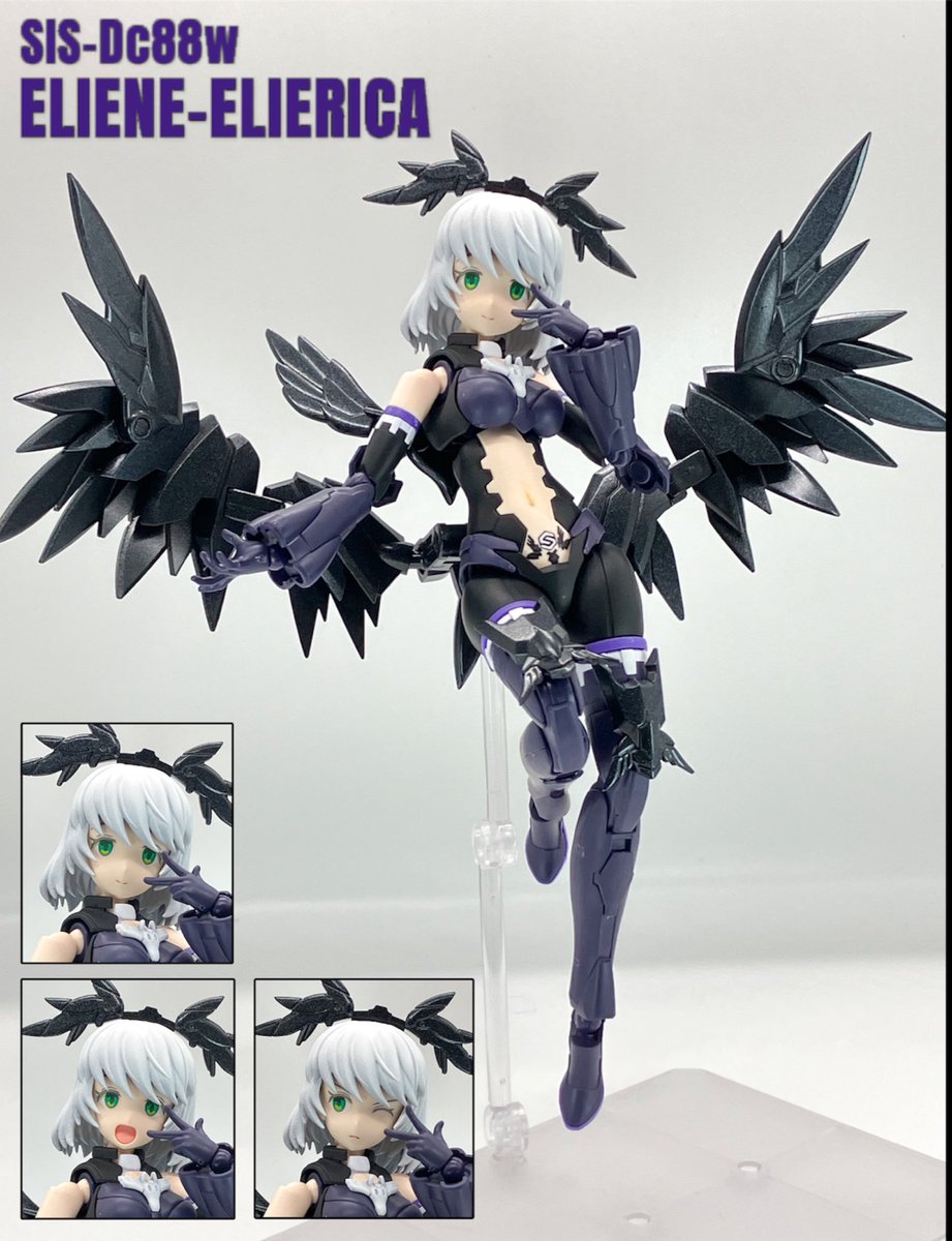 SIS-Dc88w エリエネ＝エリエリカ エリエネを堕天使風に塗装してみまし