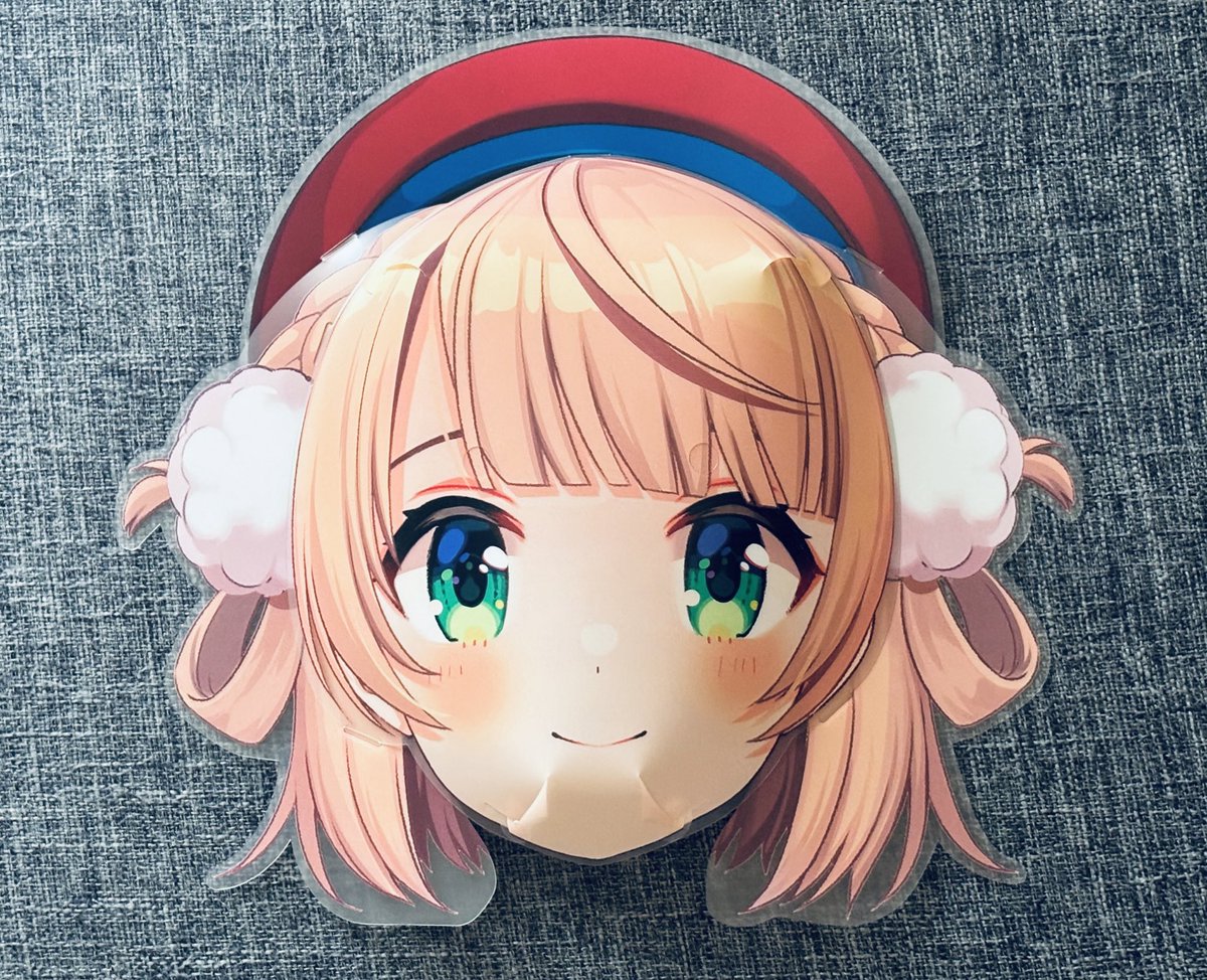 俺がしぐれういだ！お面」を作ってみました♪ 紙だと思ってたら