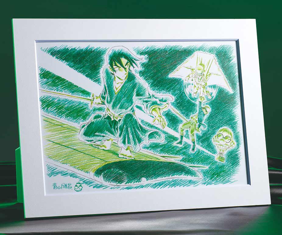 青山剛昌先⽣描き下ろしの複製原画が応募者全員サービスになったよ