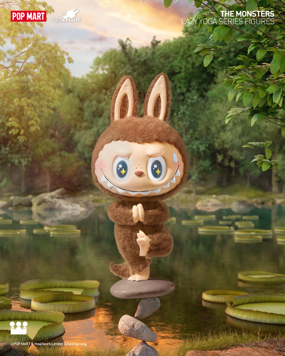 😊THE MONSTERS Lazy Yoga シリーズ ZIMOMOは人間界から森へヨガを