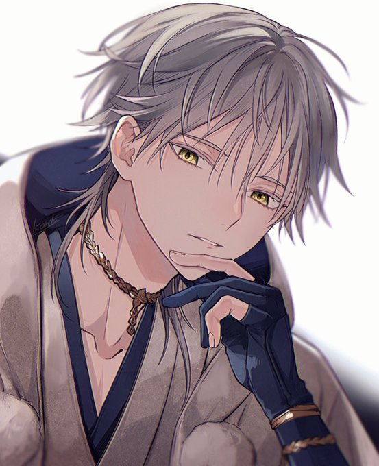 鶴丸国永(刀剣乱舞) 「おはようございますー鶴丸国永(wip