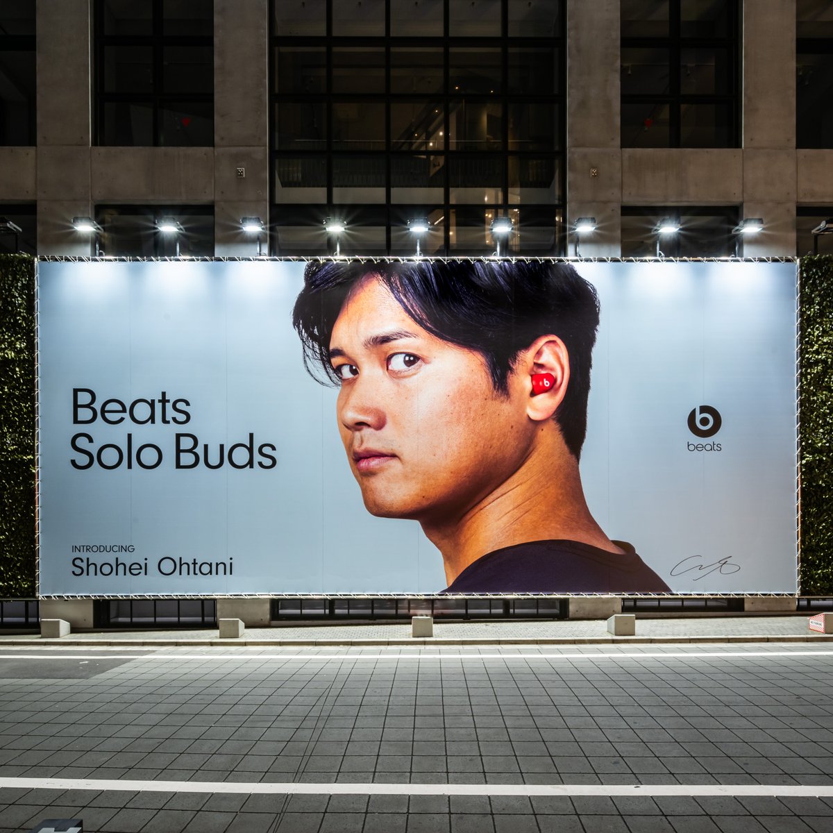 今週は大谷翔平選手の大型ボードを渋谷で展開中🔥