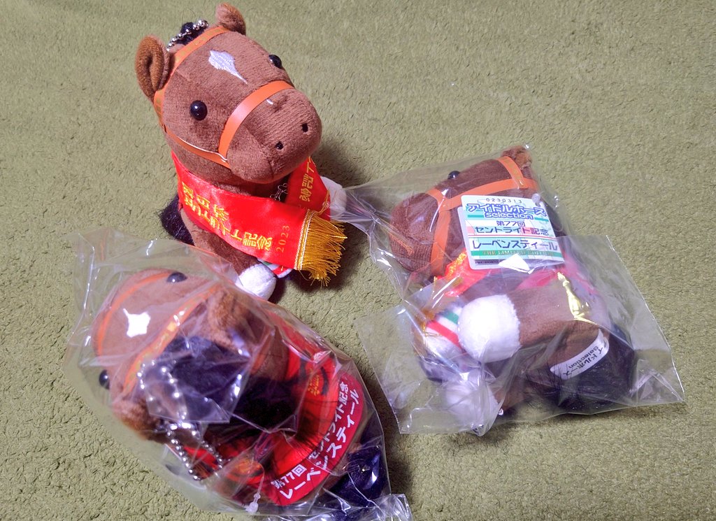 レーベンスティールのアイドルホースぬいぐるみが届きました！🐴 特別