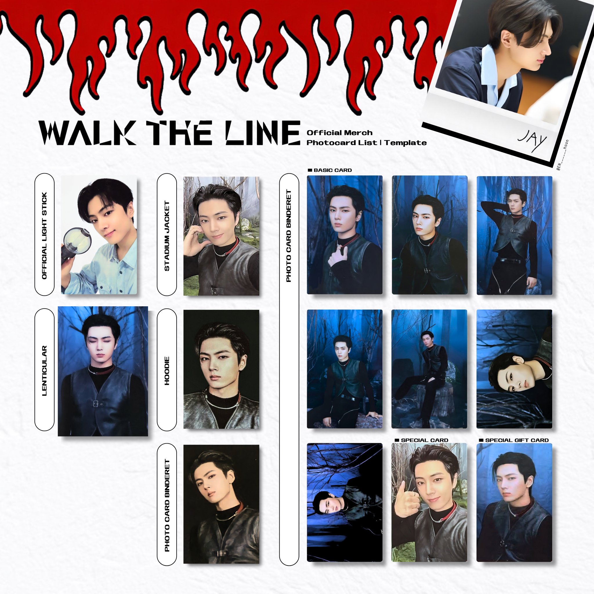 ENHYPEN ヒスン WALK THE LINE Bulacan トレカ ENHYPEN ブラカン