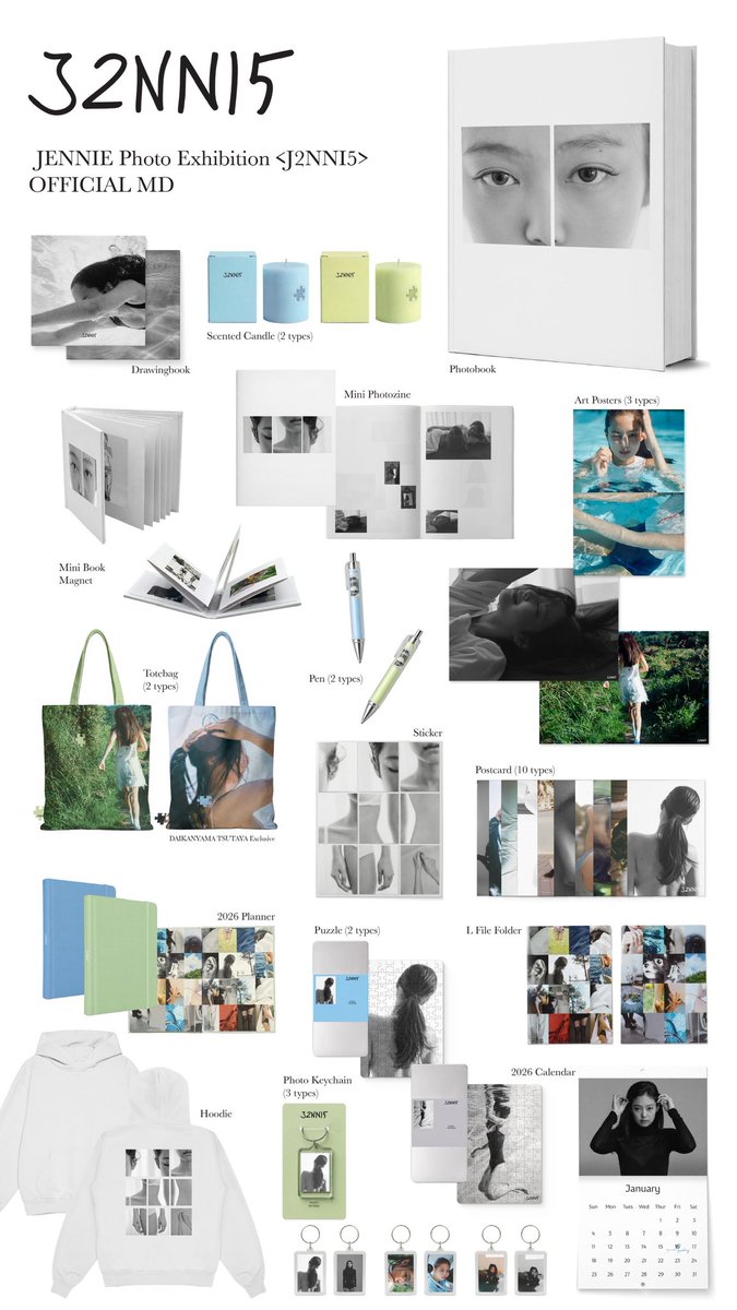 POPUP入場につきまして】 JENNIE 写真展 'J2NNI5' POP UP in 代官山 蔦