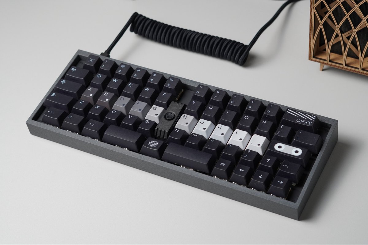 OLSK60v2+Tofu60 Redux Case E-coating Meteorite Gray @techmech_
