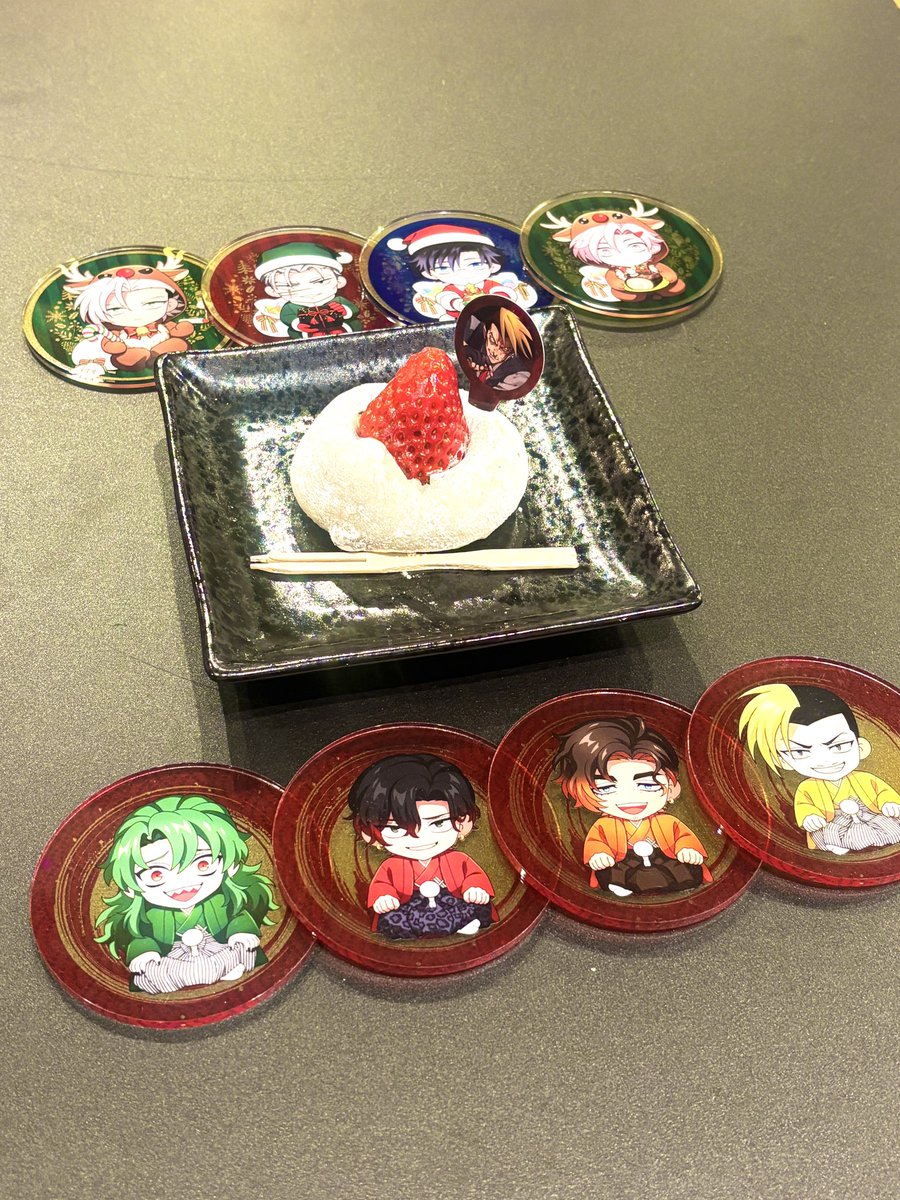 ヒューマンバグ大学 天城戦争カフェ 期間限定ミニキャラコースター