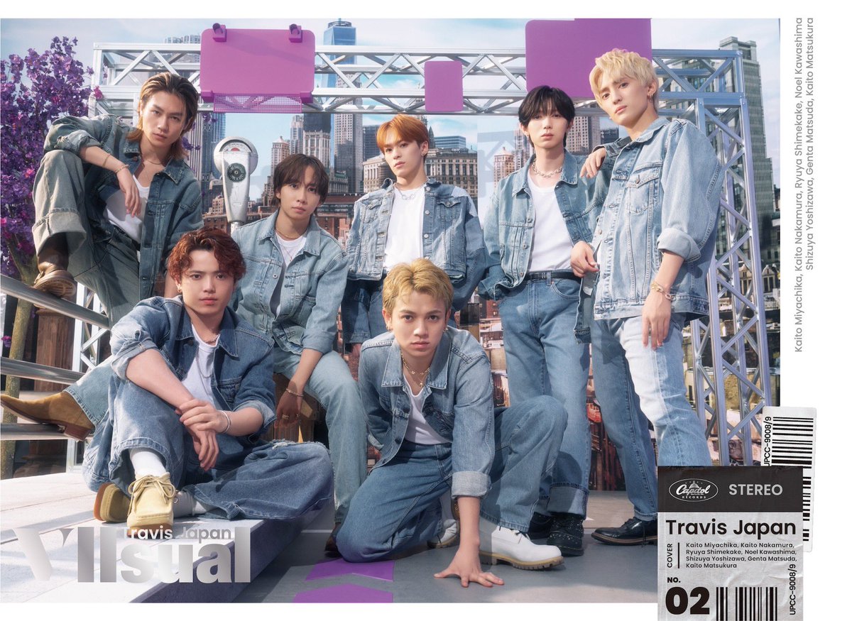 2024.12.4 Release 2ndAlbum「VIIsual」🏙️ ⋱ 4形態全てのジャケット