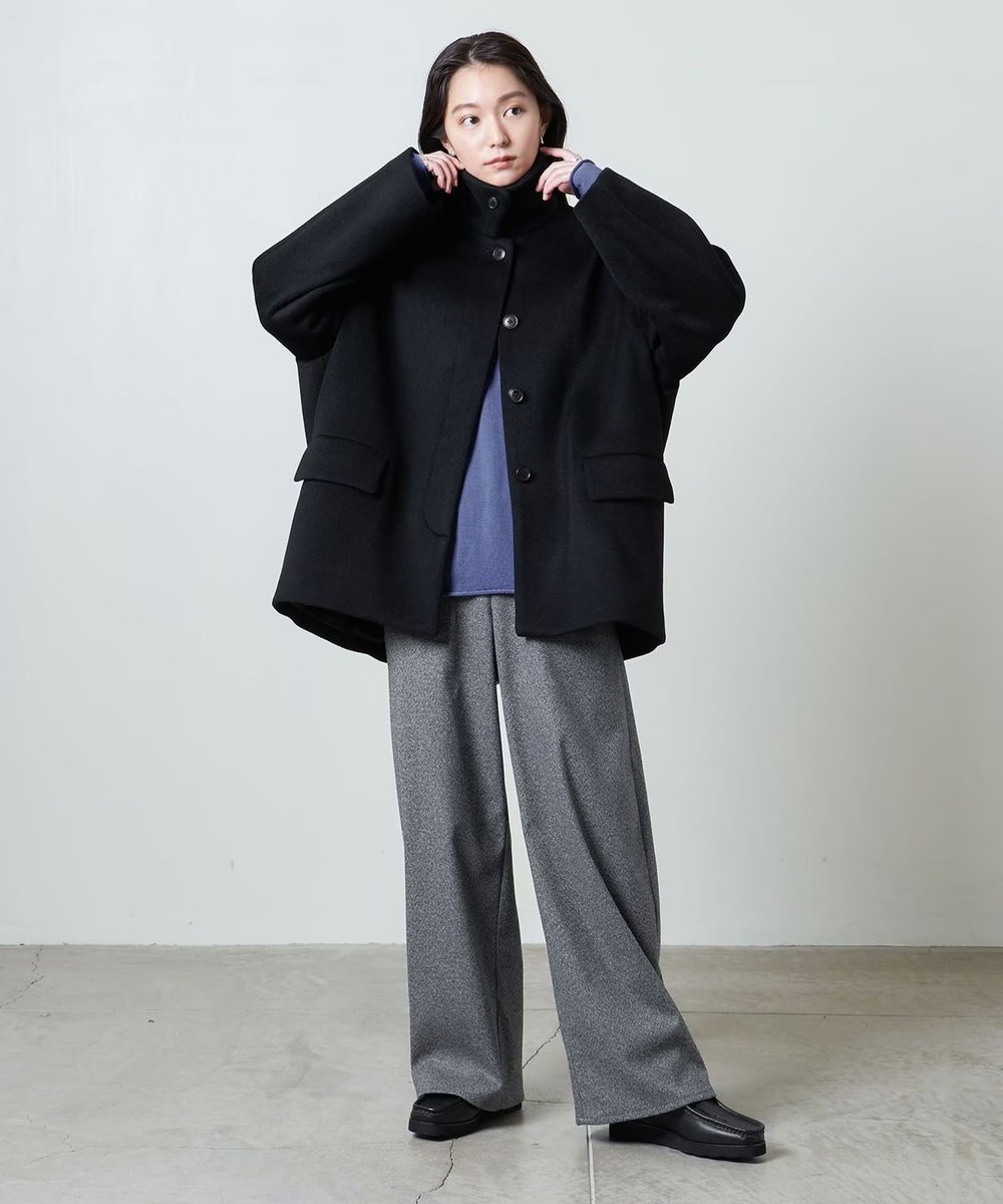 マルゥ 定番人気のコクーンコートが発売！ 女性らしさと着まわし力の高