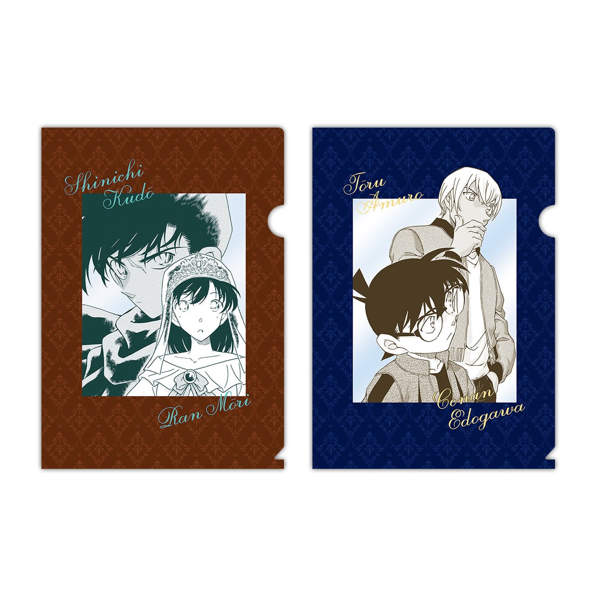 名探偵コナン公式アプリ】グッズ紹介⑥ ◇クリアファイル2枚セット(全3