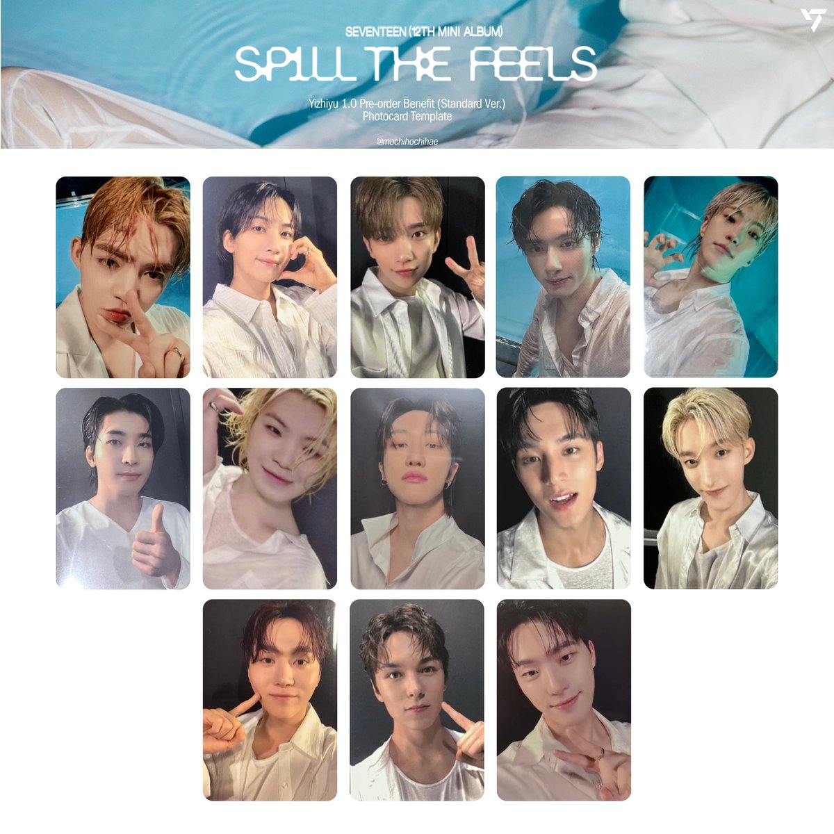 seventeen 12th mini album: spill the feels — yizhiyu yzy 1.0 & 2.0