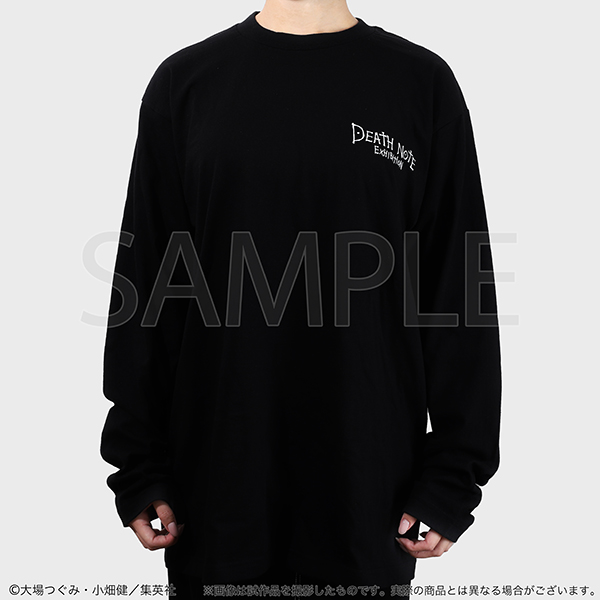 デスノート展 グッズ情報】 □ロングスリーブTシャツ 背中側には