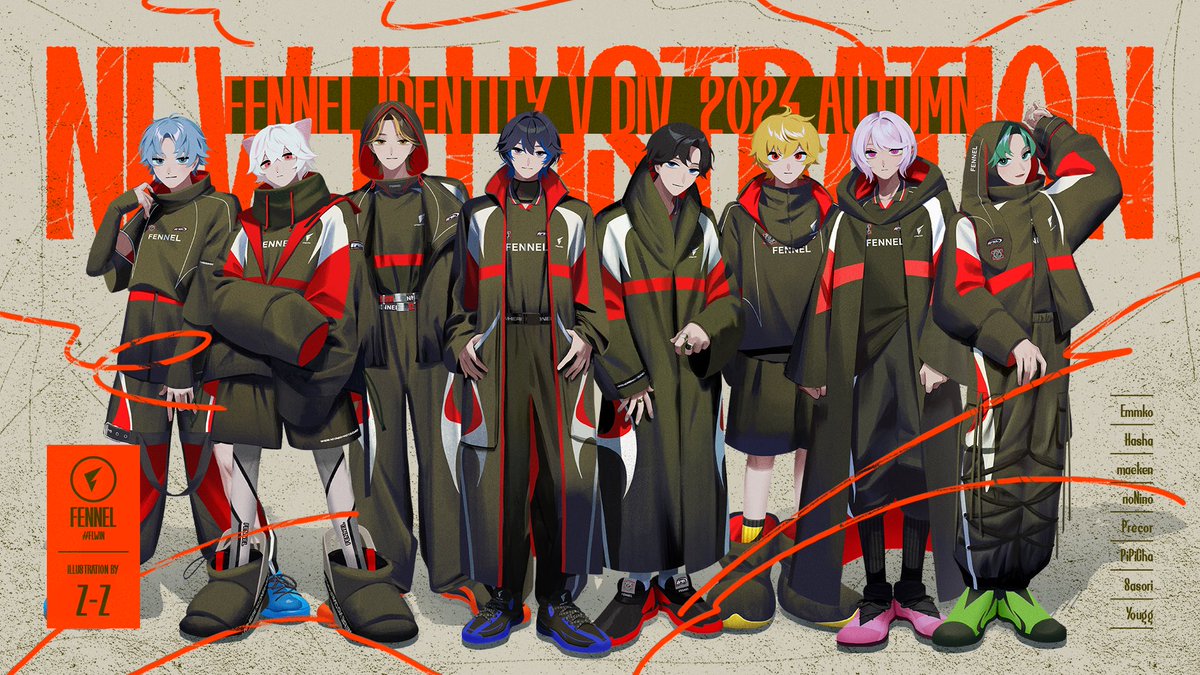 WORK 】 FENNEL第五人格部門様の新ビジュアルを担当させていただきまし