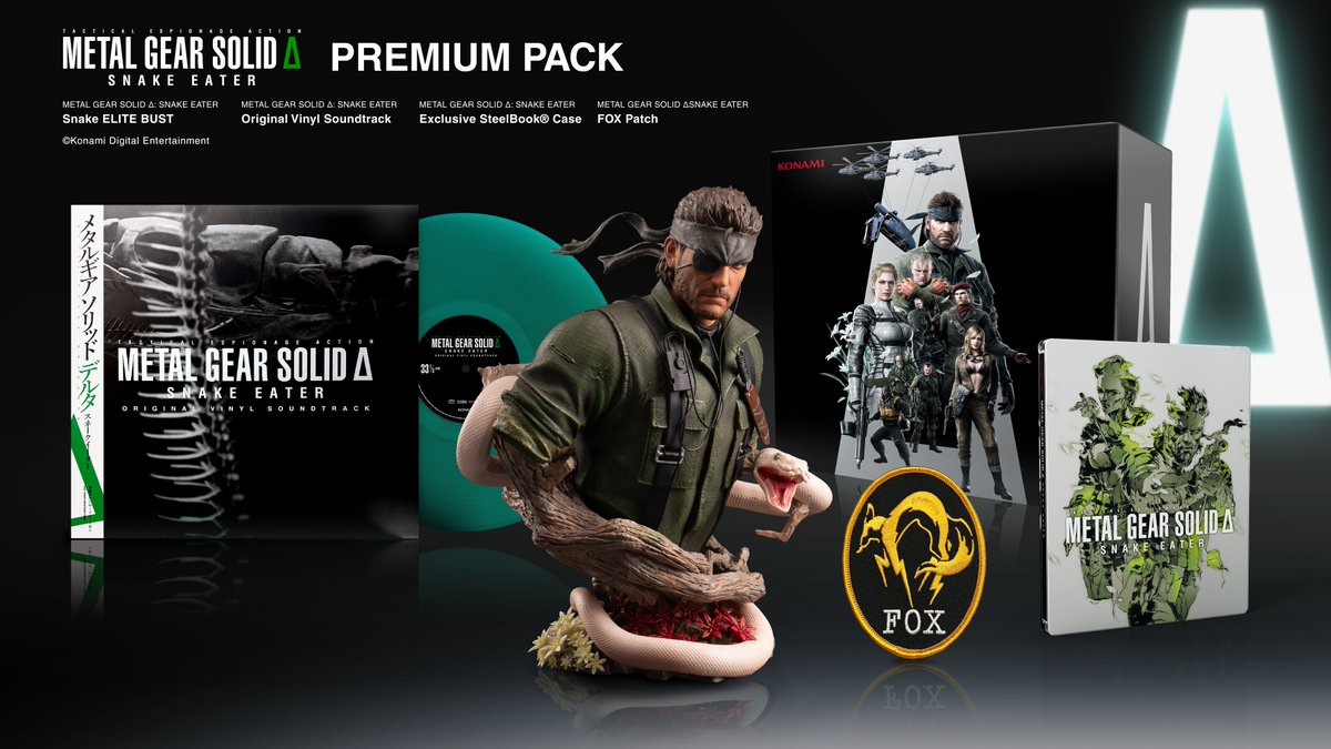 METAL GEAR SOLID Δ: SNAKE EATER』 Premium Pack予約開始
