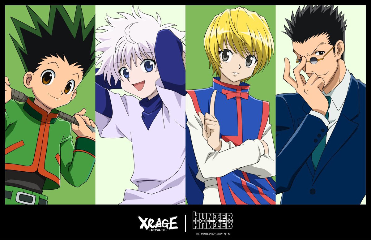 XRAGE×『HUNTER×HUNTER』 コラボコレクション 昨日よりXRAGE全店舗