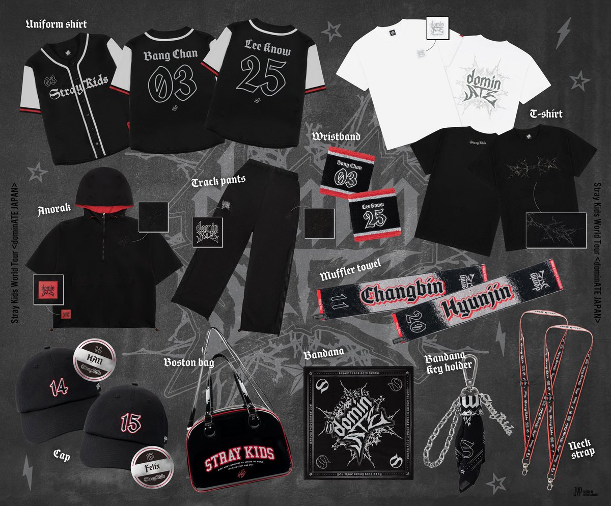 StrayKids フィリックス エコパグッズ ユニフォーム Straykids エコパ ユニフォーム ピリ 15 野球 ドミネイト スキズ