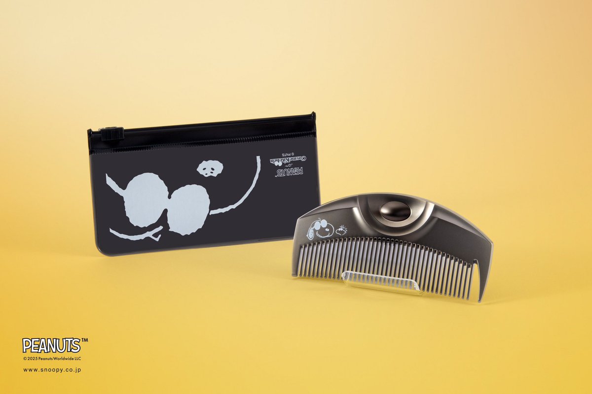 ラブクロム】スヌーピーが描かれたヘアコームが登場 コスメキッチン